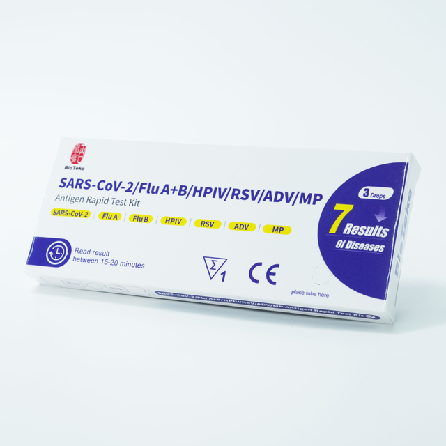 Kit de teste rápido de antígeno SARS-CoV-2/Flu A+B/HPIV/RSV/ADV/MP