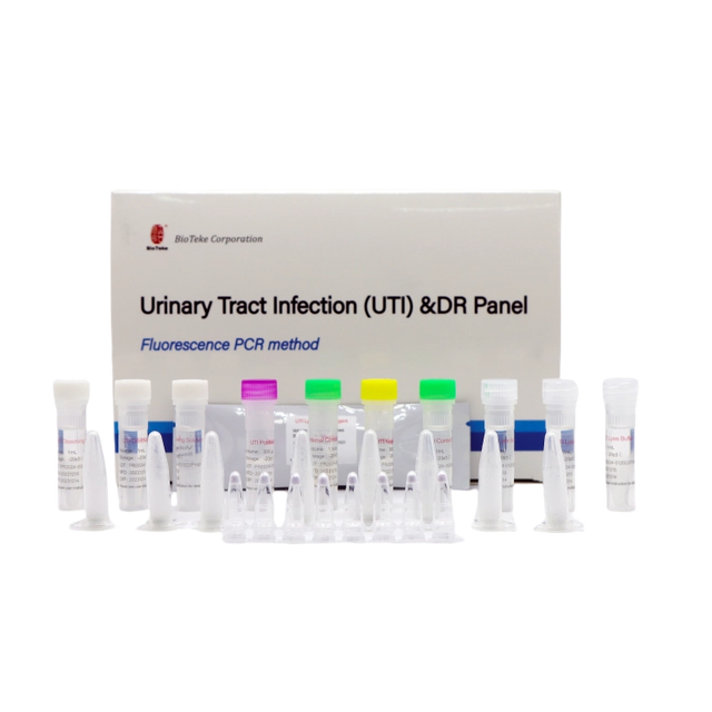 Infecção do trato urinário (UTI) e painel de DR (método de PCR de fluorescência) 