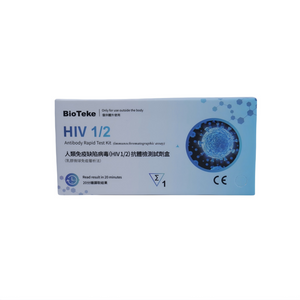 Kit de autoteste STD para teste rápido de anticorpos Bioteke HIV 1/2