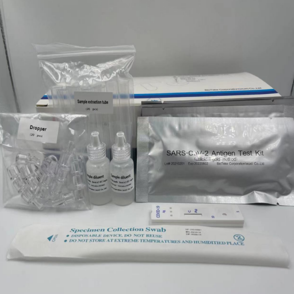 Kit de teste de antígeno SARS-CoV-2 (método de ouro coloidal) Bedienungsanleitung