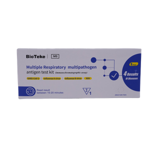 Kit de teste de antígeno multipatógeno respiratório múltiplo para Covid Flu Rsv (ensaio imunocromatográfico)