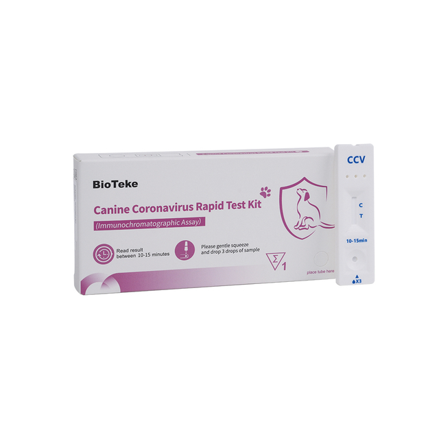 Kit de teste rápido do Coronavírus do Coronavírus canino (CCV) (ensaio imunocromatográfico) ICA2301-1