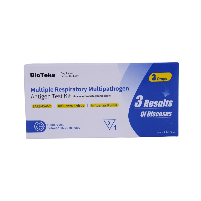 Bioteke 3 em 1 covid Flue A+B Kit de teste rápido do antígeno