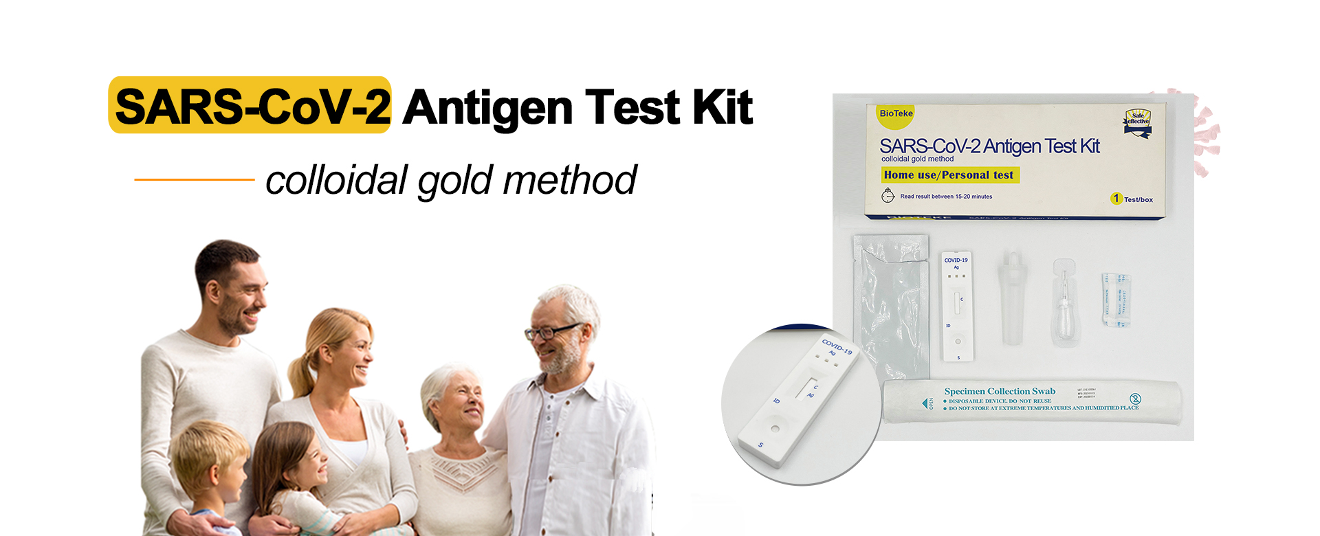 Relatório Clínico Sars-Cov-2 Kit de Teste de Antigen (método de ouro coloidal)