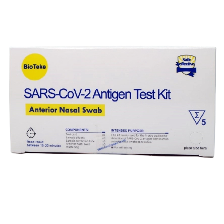 Kit de teste rápido do antígeno SARS-CoV-2 (swab nasal anterior)