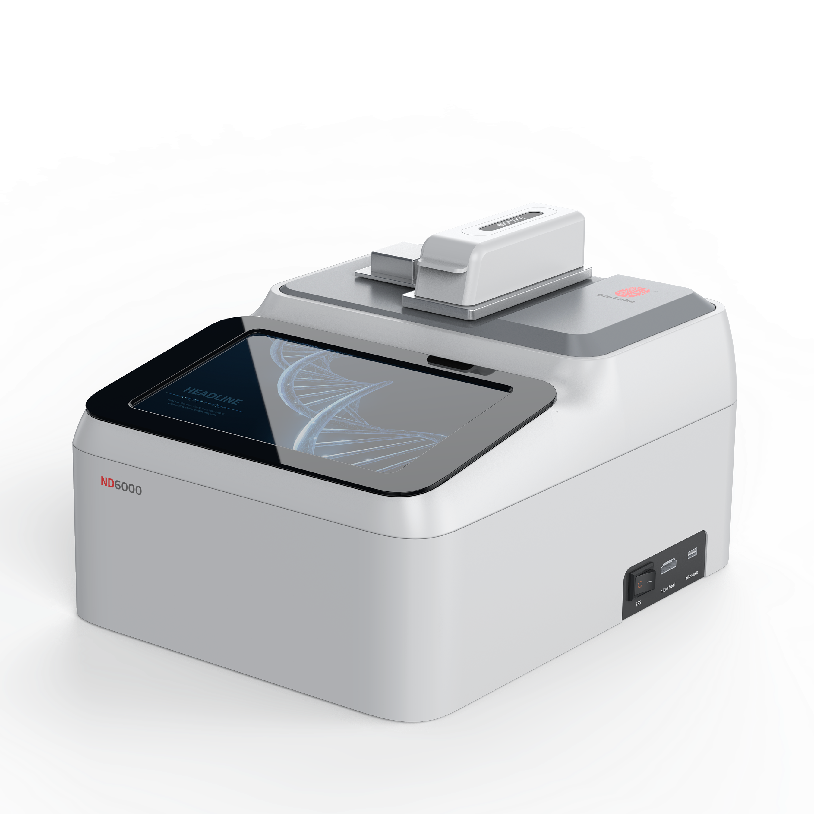 Espectrofotômetro UV-Vis em ultra microescala