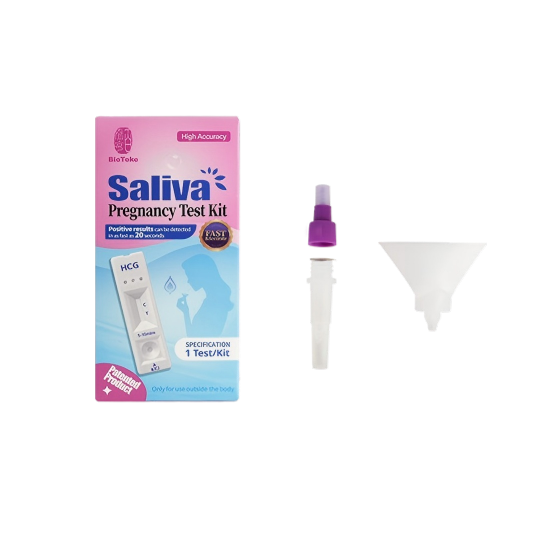 Kit de teste de gravidez saliva